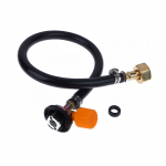 Gaasi t&auml;iteadapter lekkekindel kummist gaasi t&auml;itetoru toru silindri muundur t&auml;itepaagi liitmik tarvikud klapi p&otilde;imitud voolik onesize