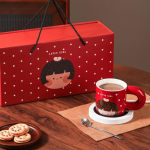 &Otilde;una T&uuml;druk Keraamiline Soe Tass Suveniir Kingitus Veetass K&otilde;rge v&auml;limusega Kruus Kingitus Kingitus 301-400ml