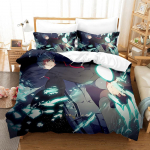 3D Prindiga Anime World Trigger Voodipesukomplekt &Uuml;hekohaline Kaksik T&auml;issuuruses Kuninganna Kuninglik Suurus Voodikomplekt T&auml;iskasvanud Laps Magamistuba Tekikotikomplektid Kodutekstiil EU single(135x200cm)