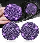 2 tk Bling auto topsihoidja alust 2,75 libisemisvastane p&otilde;rutuskindel universaalne auto topsihoidja alus 2 pcs lilla