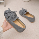 Naiste Madalad Kingad Ehtsast Nahast Tutt Naiste Loaferid Suur Suurus Ballett Mary Jane Kingad Naistele 39 hall v&auml;rv