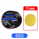 Auto plastiku taastaja Tagasi musta l&auml;ikega auto sisemuse naha ja paneelide uuendamise vaha kattevahend auto poleerimis- ja paranduskate