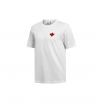 Adidas Originals Puuviljam&auml;rgi T-s&auml;rk Vabaaja Spordis&auml;rk &Uuml;mmarguse Kaelusega L&uuml;hikeste Varrukatega Meeste Topid Valge GN3133 XL