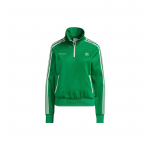 Adidas Originals X Sporty&Rich Triibulise Prindiga Pulloverkrae Pikkade Varrukatega Jakk Naiste Jakk Roheline IB2156 XS