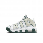 Nike Air More Uptempo GS Valge Vintage Roheline Laste tossud Summit-White Sea-Glass FQ1938-100 36