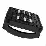 180&deg; Rotating under Desk Foot Rest Multifunctional 35 X 25 11.5cm Portable Footrest with Rollers.