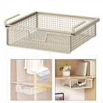 for Underwear, Space-saving Basket under The Shelf Black M