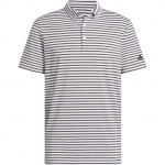 Adidas Ultimate365 Triibuline Polo S&auml;rk Mugav Triibuline L&uuml;hikeste Varrukatega Meeste Topid Valge Tumehall JN9079 L