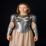 Keskaegne terasest daami r&uuml;&uuml;tli soomuskomplekt t&auml;iskehaga rinnar&uuml;&uuml;d Pauldrons naiste fantaasia cosplay plaat halloweeni cosplay kingitused