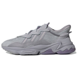 Adidas Originals Ozweego Kootud Klassikaline Polsterdus Libisemisvastane Vastupidav Madala s&auml;&auml;rega Elustiili tossud Unisex tossud Hall Lilla GY1027 36