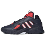 Adidas Originals Streetball Nahast Spordijalatsid Mugavad Libisemiskindlad Vastupidavad Keskmise k&otilde;rgusega Lifestyle Vabaajajalatsid Meeste Vabaajajalatsid Sinine Punane FY7995 42
