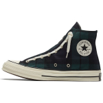 Converse 1970ndate Chuck Taylor All Star Zip Ruudulised K&otilde;rged L&otilde;uendkingad Unisex Tossud Roheline Must 169258C 36.5
