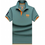 TrendHub Pluss Suurus 6XL 100% Puuvillased Meeste Polo S&auml;rgid L&uuml;hikeste Varrukatega &Auml;rilised Vabaaja Meeste T-s&auml;rgid Tikandiga Meeste T-s&auml;rgid 4XL