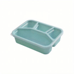 4 lahtriga l&otilde;unakarp Bento karp L&otilde;unas&ouml;&ouml;gikonteinerid T&auml;iskasvanule/Lapsele/V&auml;ikelapsele Pikniku Bento L&otilde;unakarp Mikrolaineahjus N&otilde;udepesumasinas S&uuml;gavk&uuml;lmas Ohutu roheline