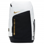 Nike Hoops Elite 32L Seljakott Valge/Kuldne/Must DX9786-100 valge/must