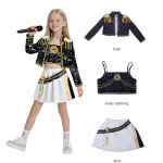 Lapsed T&uuml;drukud Film Kpop Mira Cosplay Kost&uuml;&uuml;m Tr&uuml;kiga Deemonik&uuml;tid Zoey Rumi Cosplay Karnevali Etenduse Riietus Lapsed T&uuml;druk Huntrix Komplekt 130 cm