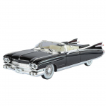 1/24 1959 Cadillac Eldorado Retro Sportauto Mudel Simulatsioonheli ja valgus Rehvide vedrustus Kollektsiooni kaunistused must