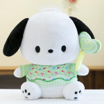 Uus makrooniseelik Kullo Mi Melody pl&uuml;&uuml;sist m&auml;nguasi kampsun Pacha koeranukk nukk viskepadi 40Cm 0.4kg