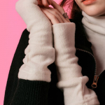 KOLEAT [Tugeva fliisiga versioon] Kudumist&ouml;&ouml;s valmistatud k&auml;esoojendaja (Elevandiluu) S&uuml;gis/Talvekindad vers. IVORY_FREE