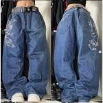Y2K American New Retro Street Hip-hop lahtised teksad Naiste Harajuku k&otilde;rge v&ouml;&ouml;kohaga laiad p&uuml;ksid Gooti laiad p&uuml;ksid t&auml;navap&uuml;ksid S gray
