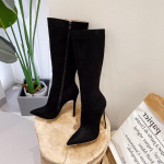 T&auml;navastiil Terava ninaga Naiste P&otilde;lvini Saapad Seksikad Peened K&otilde;rge Kontsaga Kingad S&uuml;gis Talv &Ouml;&ouml;klubi Ballipumpad 35