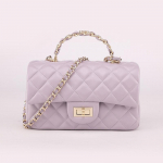 2025 S&uuml;gis/Talv Teemantmustriga Keti&otilde;la- ja Crossbody-kott - Trendikas, Mitmek&uuml;lgne Naiste K&auml;ekott 20*8*18cm lilla