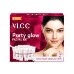 VLCC Party Glow N&auml;opuhastuskomplekt 60 g Intensiivne s&auml;ra N&auml;ohooldus Selge s&auml;rava naha ja eriliste s&uuml;ndmuste jaoks Koduseks kasutamiseks