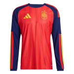 Adidas Hispaania 26 Kodus Autentne Pikkade Varrukatega S&auml;rk Elav Punane Meeste S&auml;rgid JZ5776 S