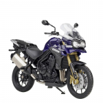 Welly 1/18 TRIUMPH TIGER Explorer Sulamist Spordimootorratta Mudel Simulatsioon Valatud Metallist T&auml;navav&otilde;idus&otilde;idu Mootorratta Mudel Laste Kingitus lilla