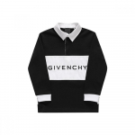 Givenchy H25466 09b Kahev&auml;rviline logotr&uuml;kiga polo laste pikkade varrukatega T-s&auml;rk H25466 09B (6A)
