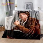 Joe Keery Steve Harrington Pehme Pl&uuml;&uuml;sist Tekk, Flanellist Tekk Visketekk Elutoa Magamistoa Voodi Diivani Pikniku Katteks Lastele 50x60in