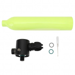 Mini Scuba Tank 0.5L Kaasaskantav manomeetriga Mini Sukeldumise Hapnikuballoon Snorgeldamiseks Roheline roheline