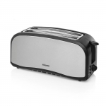 Grille-pain en acier inoxydable - Tristar BR-1046 - 4 tranches - Fonction d&eacute;givrage - 1400 Watt
