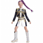 Tr&uuml;kiga Naljakad Laulja B&auml;ndi Teemapeo Cosplay Kost&uuml;&uuml;mid Lastele T&uuml;drukutele Halloweeni J&otilde;ulufestivali M&auml;ngimiseks Kost&uuml;&uuml;m 160cm