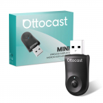 Ottocast Mini 2025 Viimane juhtmevaba CarPlay/Android Auto adapter, Mini ehtne juhtmega CarPlay/Android Auto jaoks,