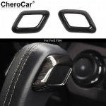 For Ford F150 2015- ear Shift Knob Trim Cover Sticker Interior Accessories