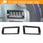 Center Console Side Air Vent outlet Trim Cover For Dodge Ram 1500 10-17 Carbon