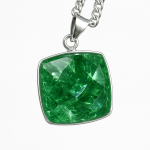 133 karaati SERTIFITSEERITUD Roheline Smaragd 925 Sterling H&otilde;be Looduslik Padi L&otilde;ikega Ripats AI-105-NS 26.6 mm Approx. roheline