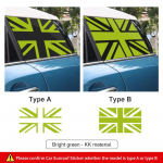 Union Jack Auto K&uuml;ljeakna Kleebis Mini Cooperile R56 R60 F56 F54 F55 F60 F65 F66 U25 J01 J05 &Uuml;ldised Auto Kujundustarvikud Type A
