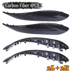 S&uuml;sinikkiust Salongi Uksek&auml;epide K&auml;epidemega V&auml;liskatte Liistuga BMW 3 4 Seeriale M3 M4 F30 F31 F34 F36 F32 F33 F80 F82 F83 Carbon Fiber-4Pcs