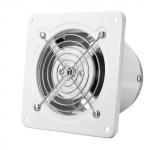 4/6/8 Metallist Rauast Ventilaator V&auml;ljat&otilde;mbaja, Vaikne Tagasivoolu Klapiga Akna- ja Seinakinnitusega Ventilaatorid Koduks 4 inch&220 V valge