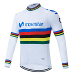 2026 Movistar Team pikavarrukaga jalgrattas&auml;rgid Ropa Ciclismo Maillot Jalgrattariided Hingavad Mtb Jalgratta Jalgrattariided L