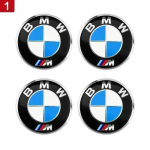 4TK 56MM 60MM 65MM Auto embleemid Ratta keskkatted Kleebised BMW E28 E32 E34 E53 E64 F10 F20 F30 X1 X3 X5 X6 E71 E90 E91 jaoks 56mm