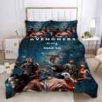 Marvel Comics &Auml;mblikmees Anime Voodipesukomplekt TekikottPol&uuml;ester Sobib Lastele ja T&auml;iskasvanutele 3-osaline Komplekt EU Single(135*200cm)3pcs