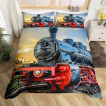 Multikaliine rongiga tekikate komplekt Mustad rongid Voodipesu komplekt Poistele Teismelistele Meestele Magamistuba &Uuml;hekohaline Kahekohaline Tekikate Dekoor Tekikatted EU Double(200*200cm)3pcs