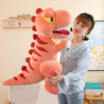 Armsad 80/100cm hiiglaslikud dinosaurusest pehmed m&auml;nguasjad Karikatuursed t&auml;idisega Tyrannosaurus nukud t&uuml;drukutele poistele S&uuml;nnip&auml;evakingitus 80cm