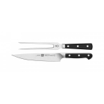L&otilde;ikekomplekt - ZWILLING - Pro 38430-003 - Viilutusnuga 20 cm - Lihakahvel 18 cm - FRIODUR teras