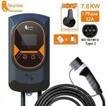 Station de charge 32A chargeur de voiture &eacute;lectrique EVSE Wallbox 7.6/11/22KW c&acirc;ble de type 2 IEC62196 contr&ocirc;le APP.Bazarland30