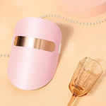 LED-n&auml;omask Valgusravi 3 v&auml;rvitooni Anti-aging Punane valgus Naha noorendamine Kortsude v&auml;hendamine Pehme kerge kaasaskantav pistikuga mudel