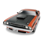 American Level 70 Dodge Challenger 2N1 02596 plastist mudel 1/24